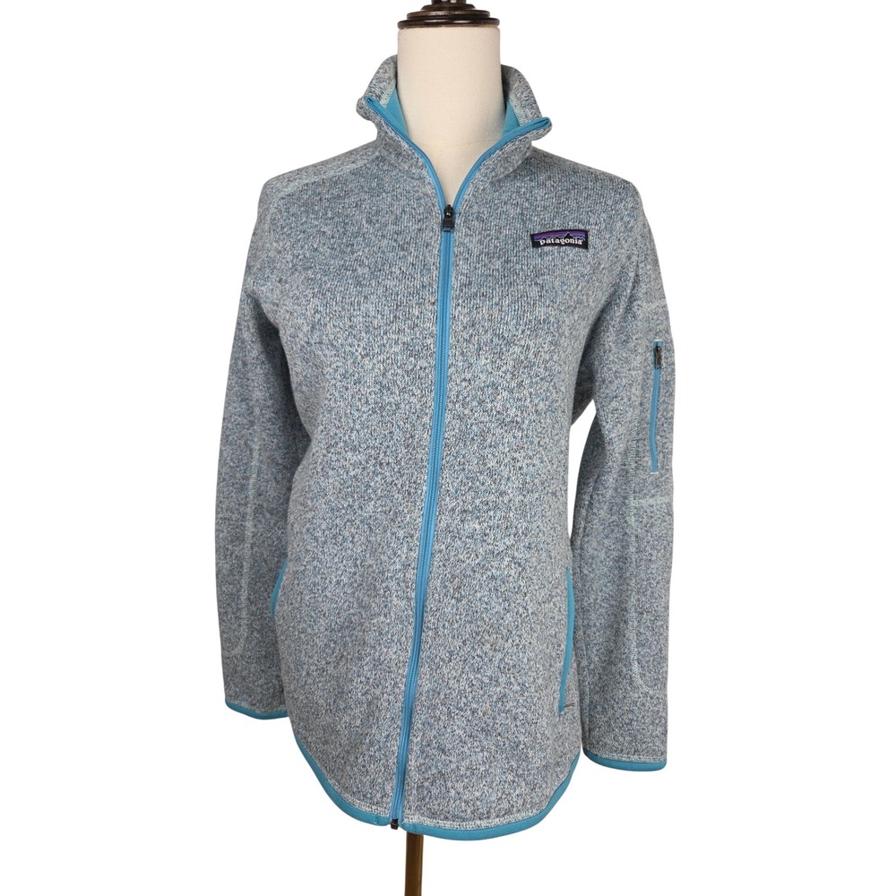 Patagonia Better Sweater Full-Zip Fleece Medium Blue Heather Gorpcore 25542 NWOT